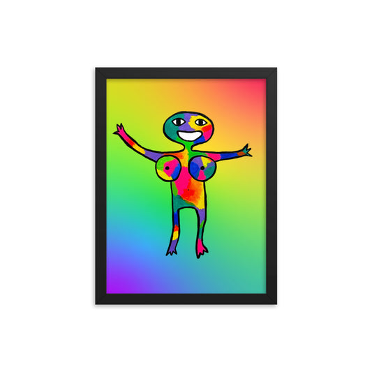 PRIDE framed print