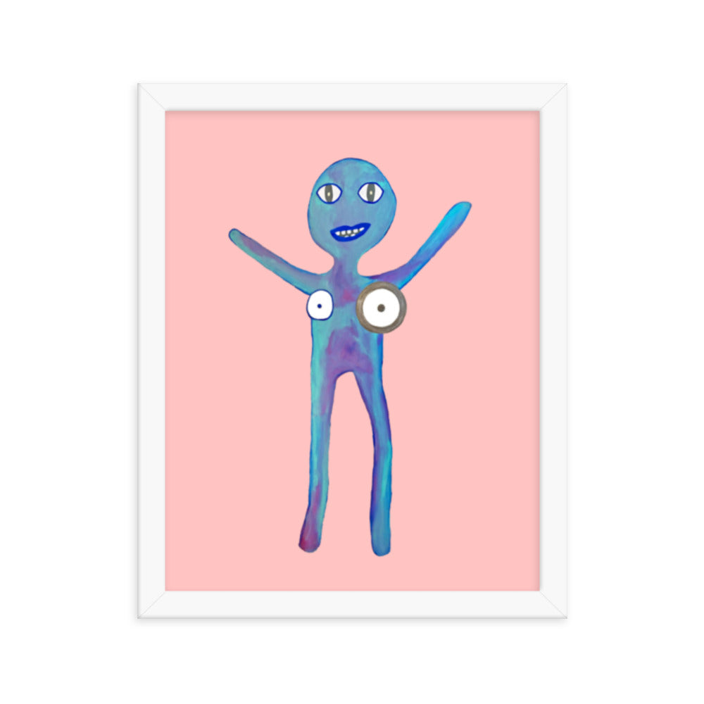 BLUE BISEXUAL framed print