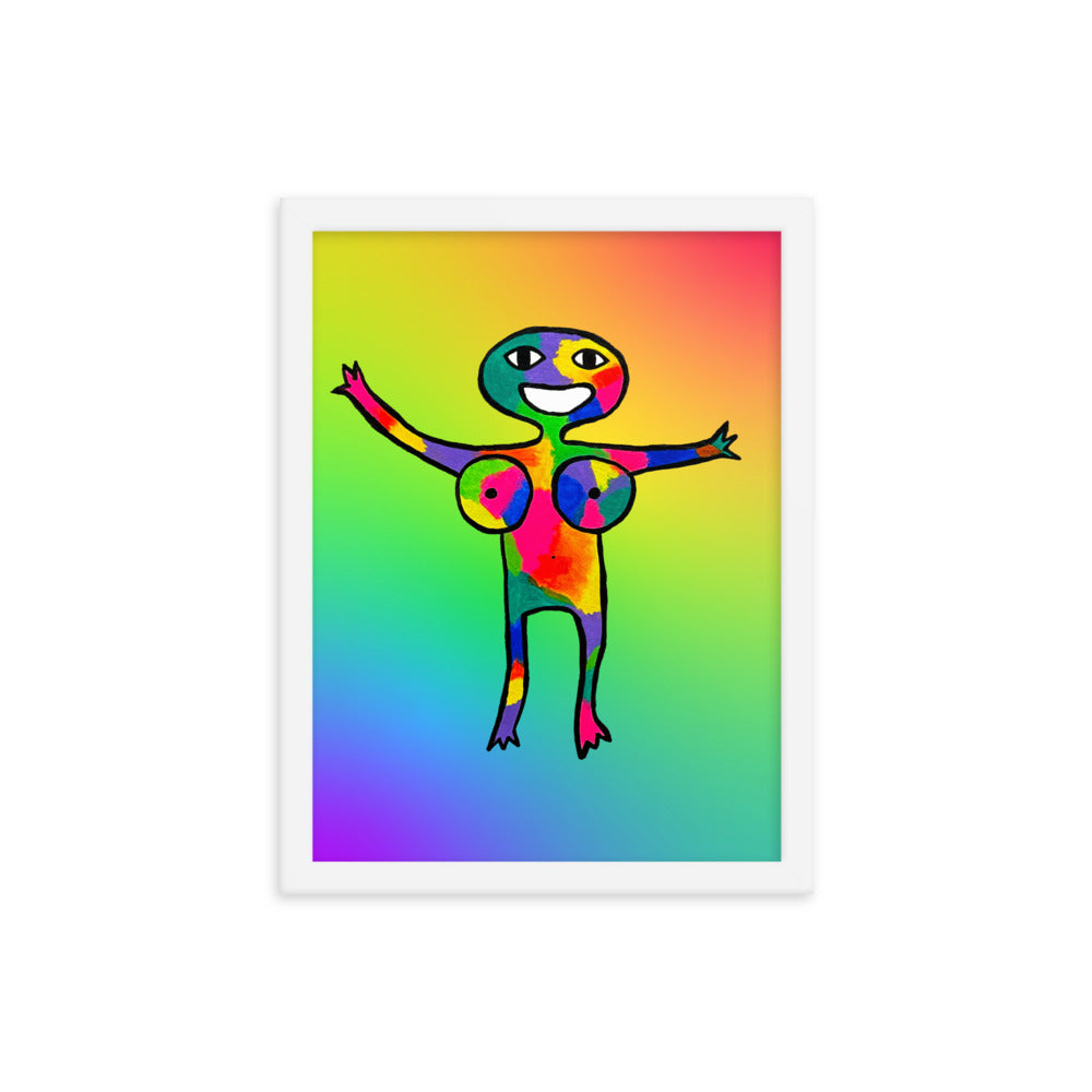 PRIDE framed print